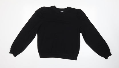 Divided Womens Black   Pullover Sweatshirt Size M