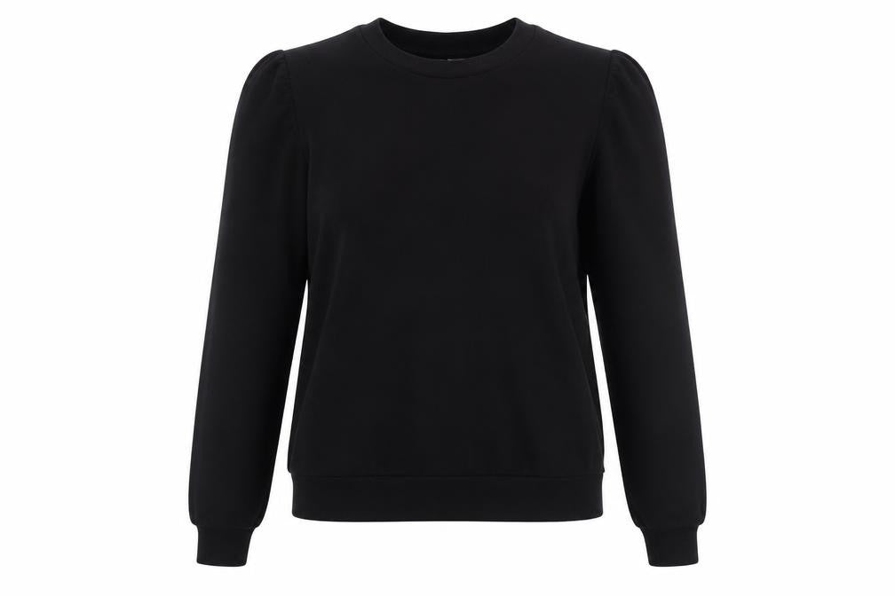 Womens UK Size M Divided Black Pullover Sweatshirt