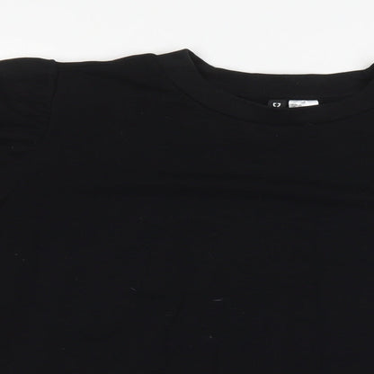 Divided Womens Black   Pullover Sweatshirt Size M