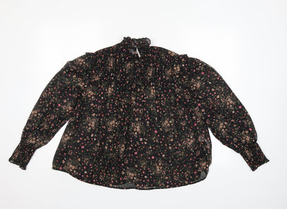 Womens UK Size 8 New Look Multicoloured Tunic Blouse