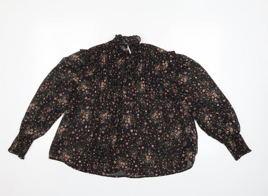 Womens UK Size 8 New Look Multicoloured Tunic Blouse