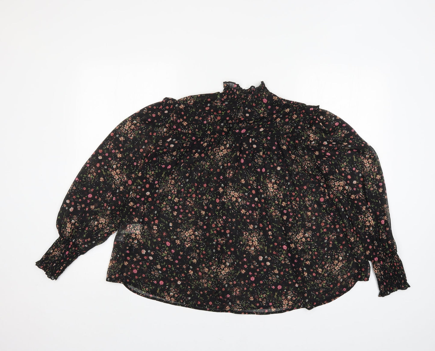Womens UK Size 8 New Look Multicoloured Tunic Blouse