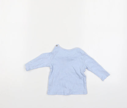 F&F Baby Blue Striped  Pullover Jumper Size 0-3 Months