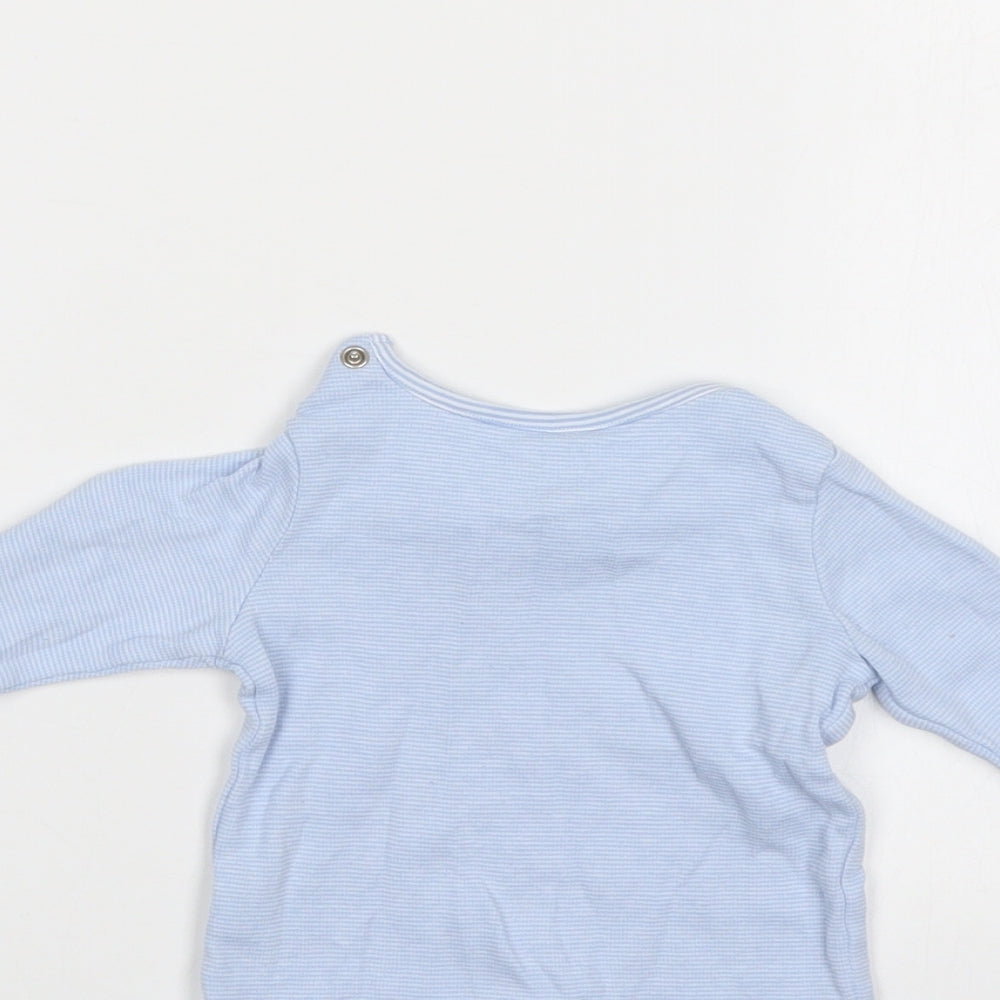 F&F Baby Blue Striped  Pullover Jumper Size 0-3 Months