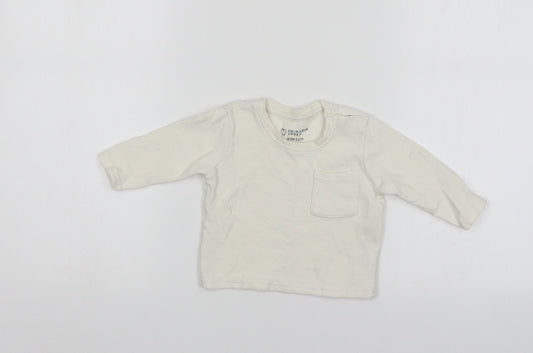 Primark Baby White   Pullover Jumper Size 0-3 Months