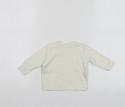 Primark Baby White   Pullover Jumper Size 0-3 Months