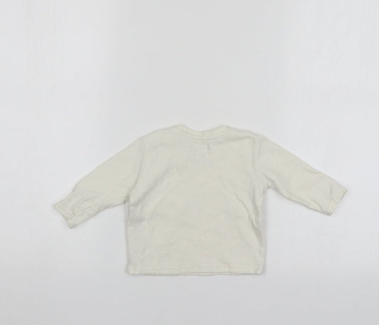 Primark Baby White   Pullover Jumper Size 0-3 Months