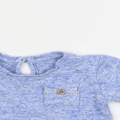 Matalan Baby Blue   Pullover Jumper Size 0-3 Months