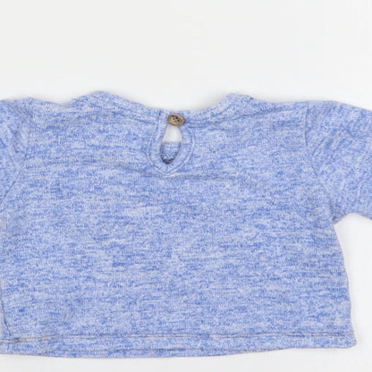 Matalan Baby Blue   Pullover Jumper Size 0-3 Months