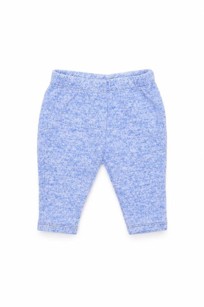 Front view of Matalan Baby Blue Jogger Trousers, size 0-3, Months
