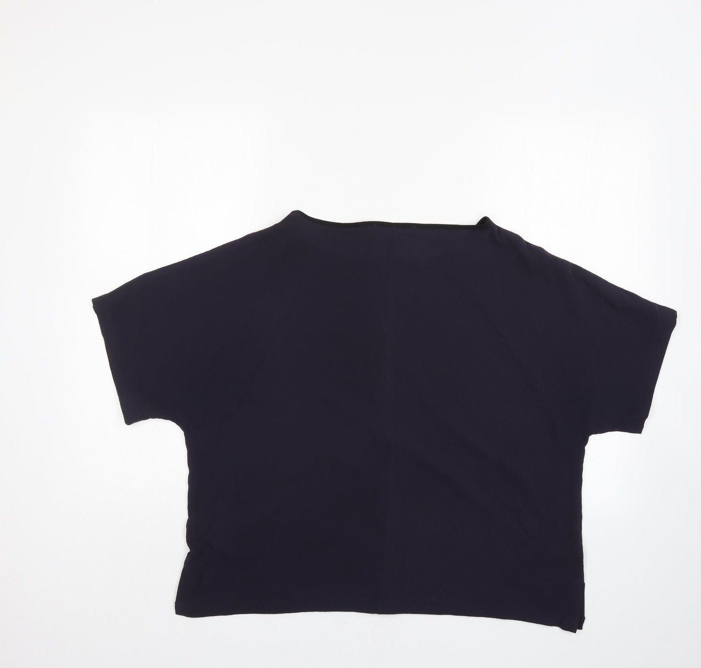 Womens UK Size 14 M&S Blue Basic Blouse