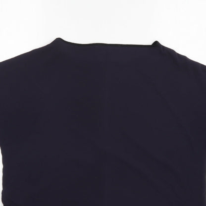 Womens UK Size 14 M&S Blue Basic Blouse