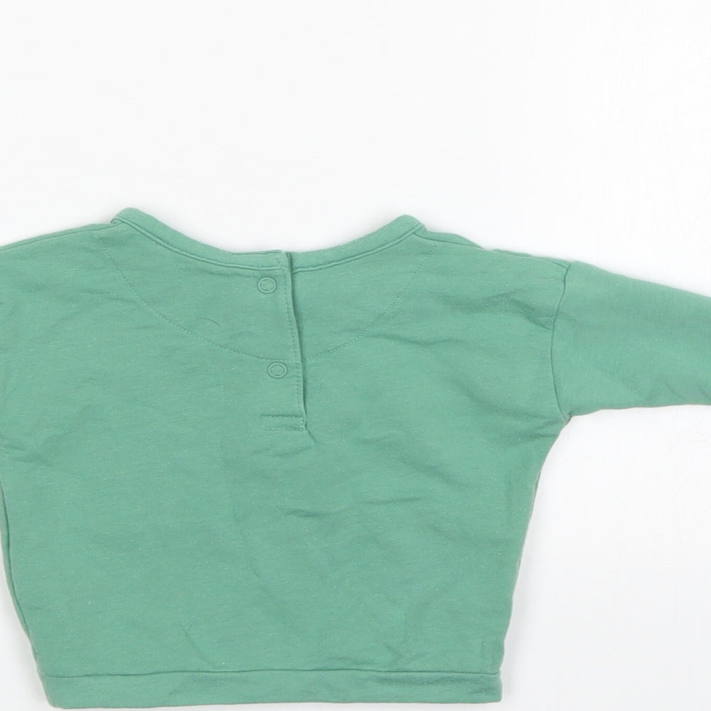 M&S Baby Green   Pullover Jumper Size 0-3 Months