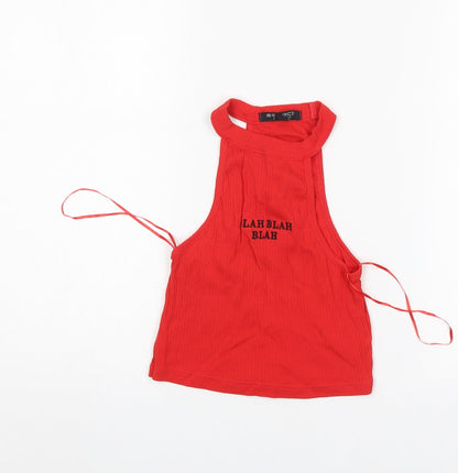 Womens UK Size 6 Select Red Basic Tank