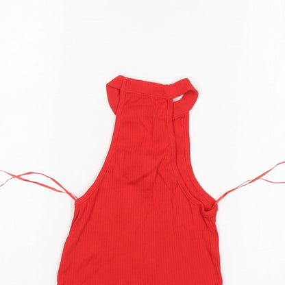 Womens UK Size 6 Select Red Basic Tank
