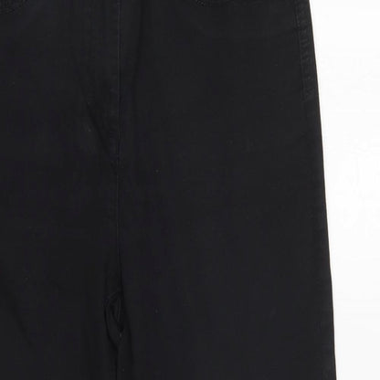 Preworn Womens Black  Denim Cropped Jeans  L22 in