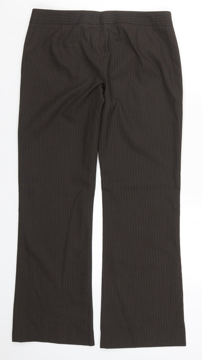 Womens UK Size 32 in Preworn Regular Fit  Brown Trousers