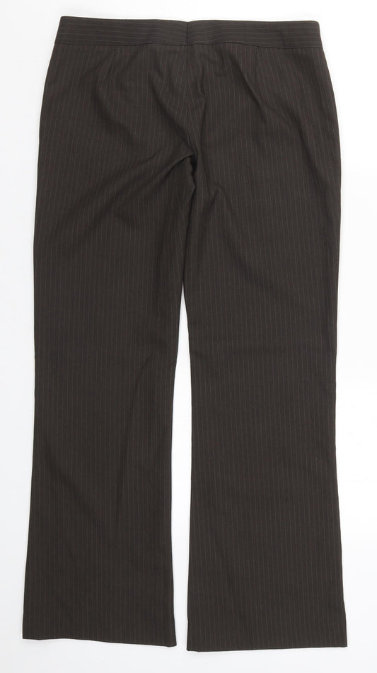 Womens UK Size 32 in Preworn Regular Fit  Brown Trousers