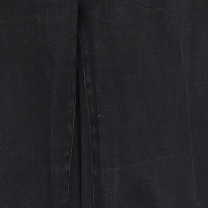 Promod Womens Black  Denim Skinny Jeans Size 34 in L29.5 in