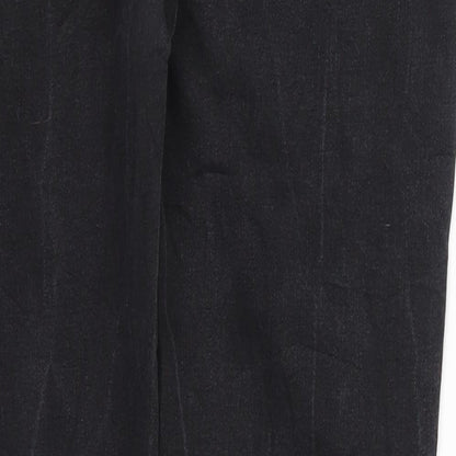 Promod Womens Black  Denim Skinny Jeans Size 34 in L29.5 in
