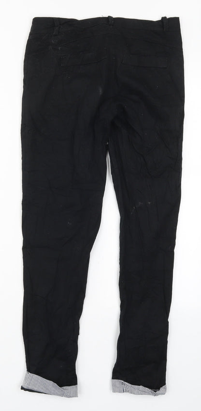 Preworn Womens Black   Trousers  Size S L26 in