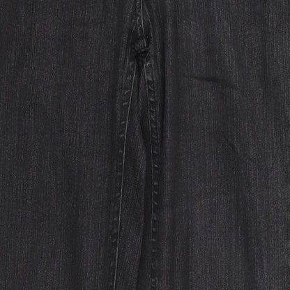 Cherokee Womens Grey  Denim Straight Jeans Size 34 in L29 in