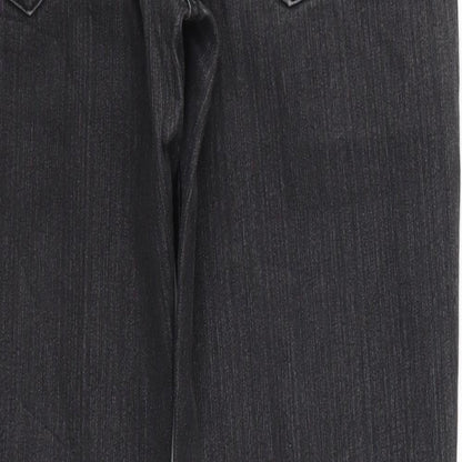 Cherokee Womens Grey  Denim Straight Jeans Size 34 in L29 in