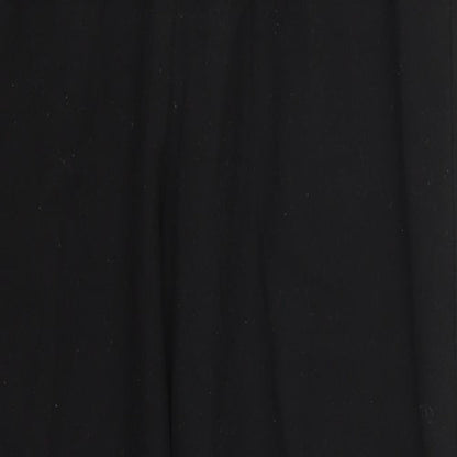 Womens UK Size 16 Preworn Regular Fit  Black Trousers