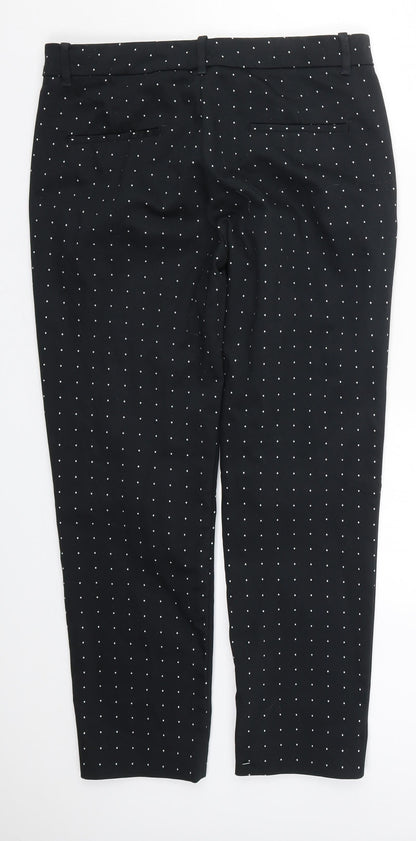 Womens UK Size M Zara Regular Fit  Black Trousers