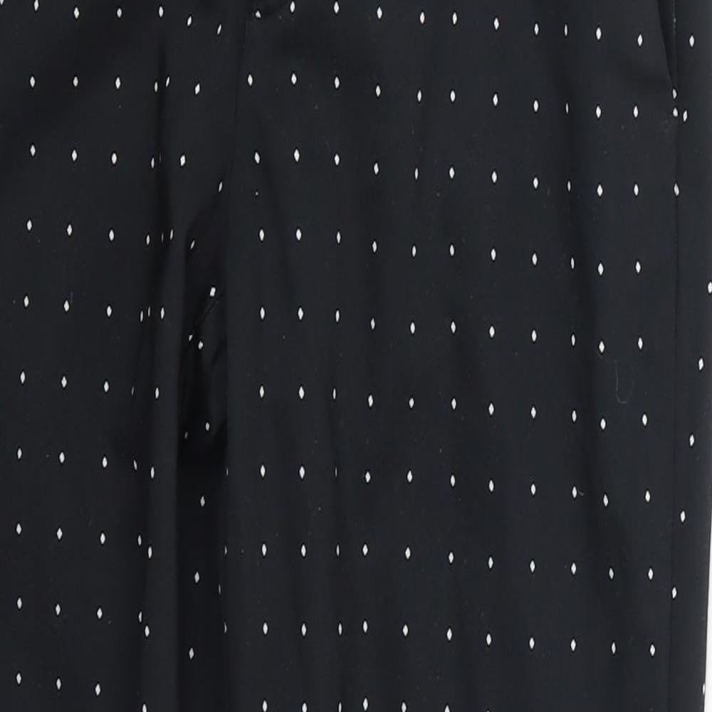 Womens UK Size M Zara Regular Fit  Black Trousers