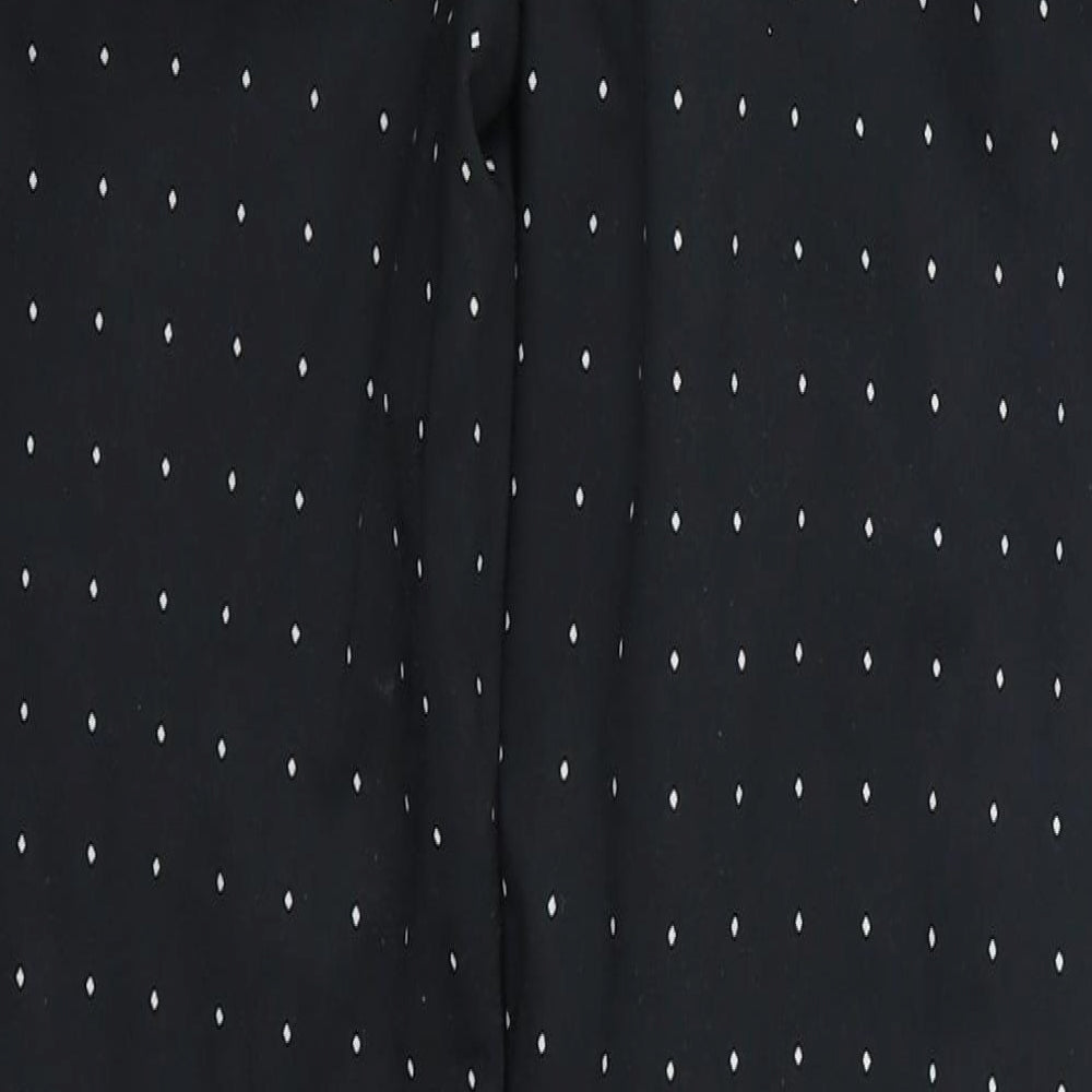 Womens UK Size M Zara Regular Fit  Black Trousers