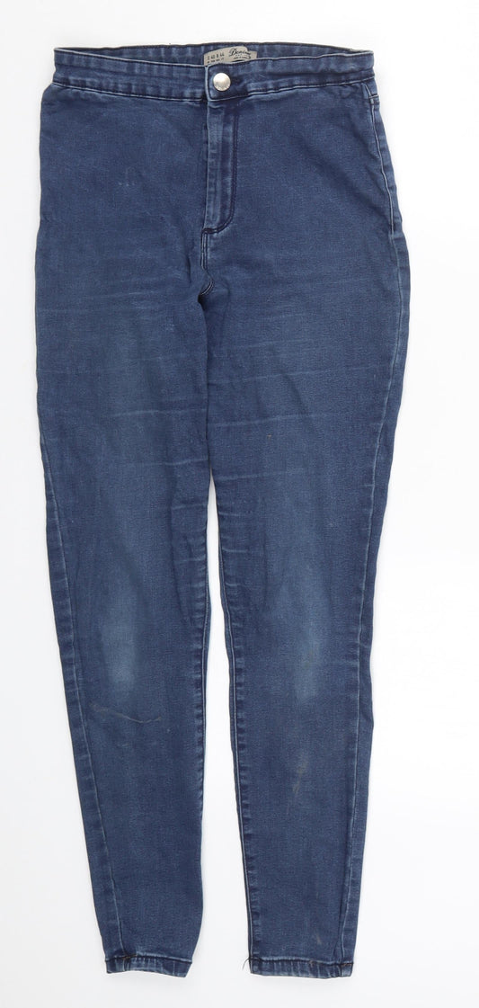 Denim Co Womens Blue  Denim Skinny Jeans Size 12 L26 in