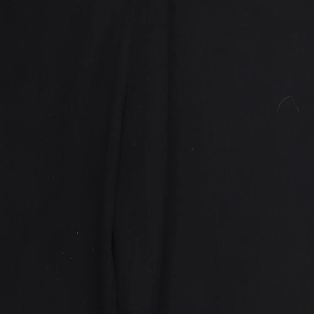 Womens UK Size 14 Papaya Regular Fit  Black Trousers