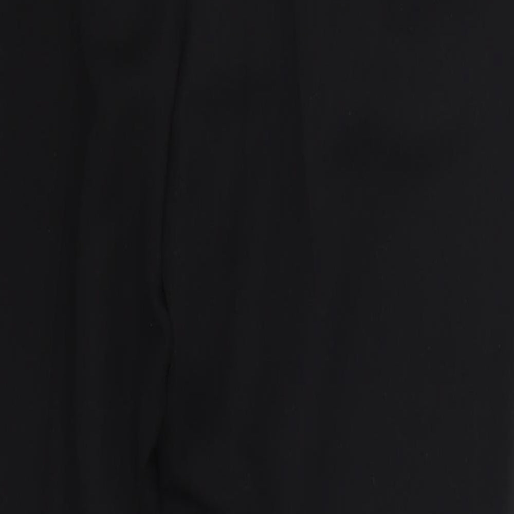 Womens UK Size 14 Papaya Regular Fit  Black Trousers