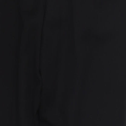 Womens UK Size 14 Papaya Regular Fit  Black Trousers