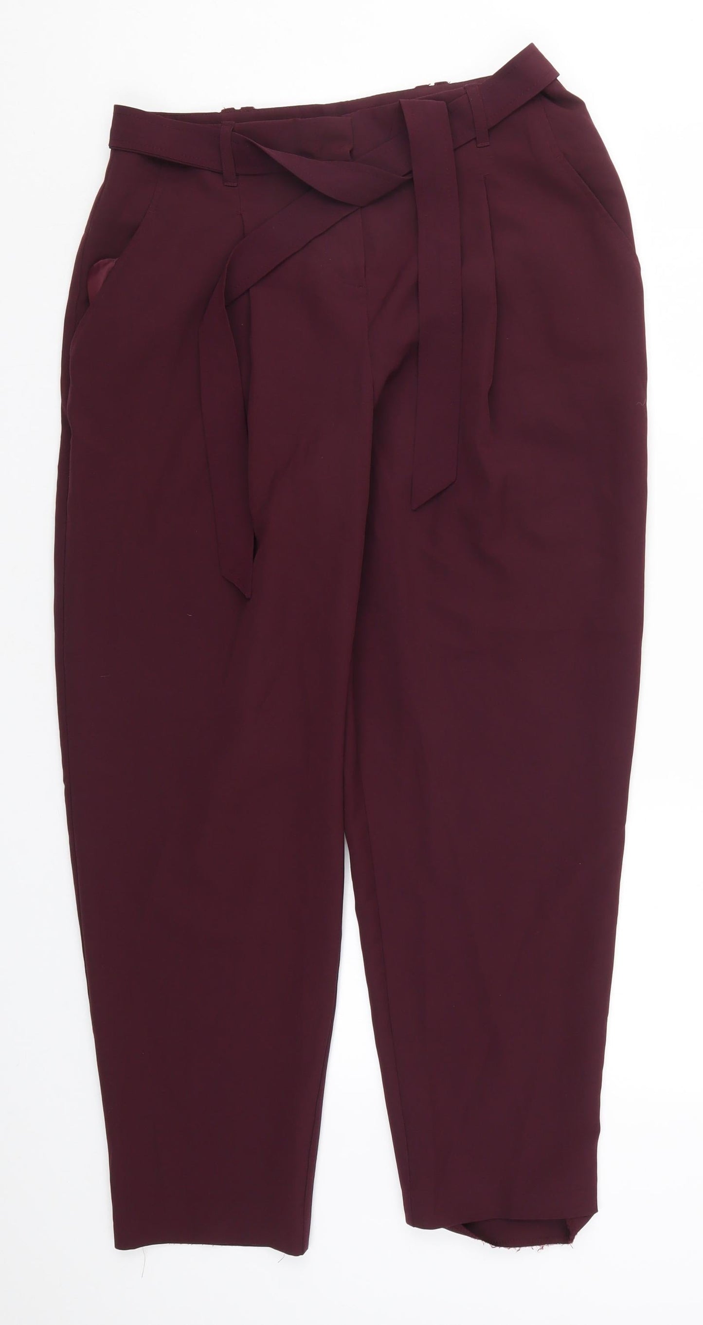 Womens UK Size 12 NEXT Regular Fit  Purple Trousers