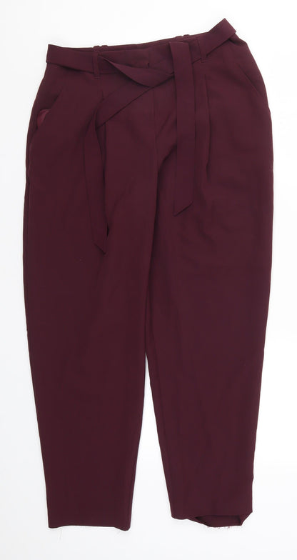 Womens UK Size 12 NEXT Regular Fit  Purple Trousers