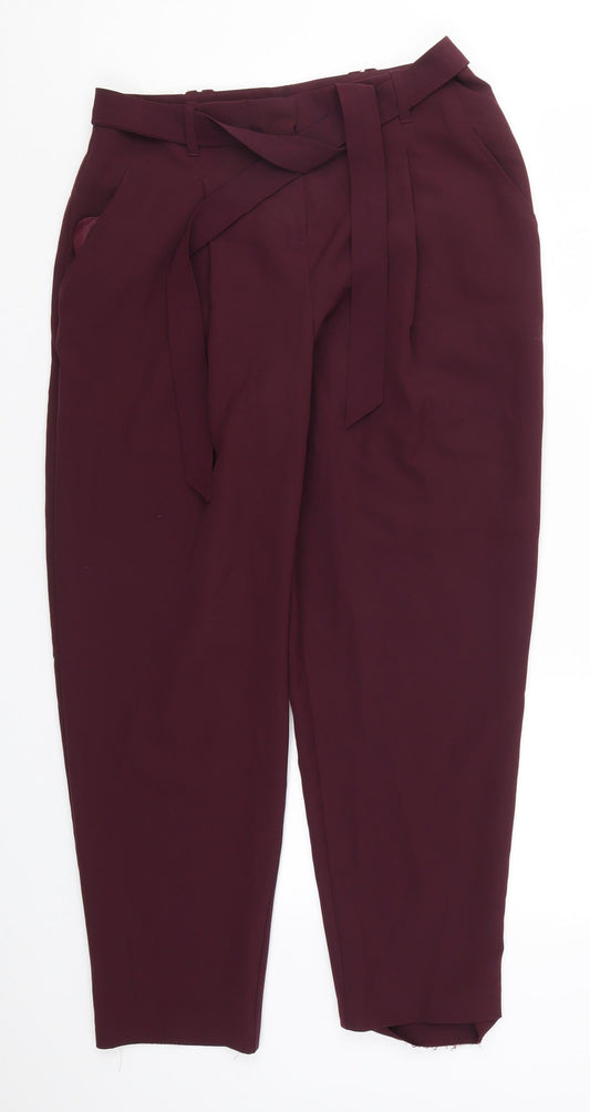 Womens UK Size 12 NEXT Regular Fit  Purple Trousers