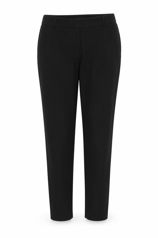 Front view of Atmosphere women’s black trousers, size UK 6, 29-inch leg