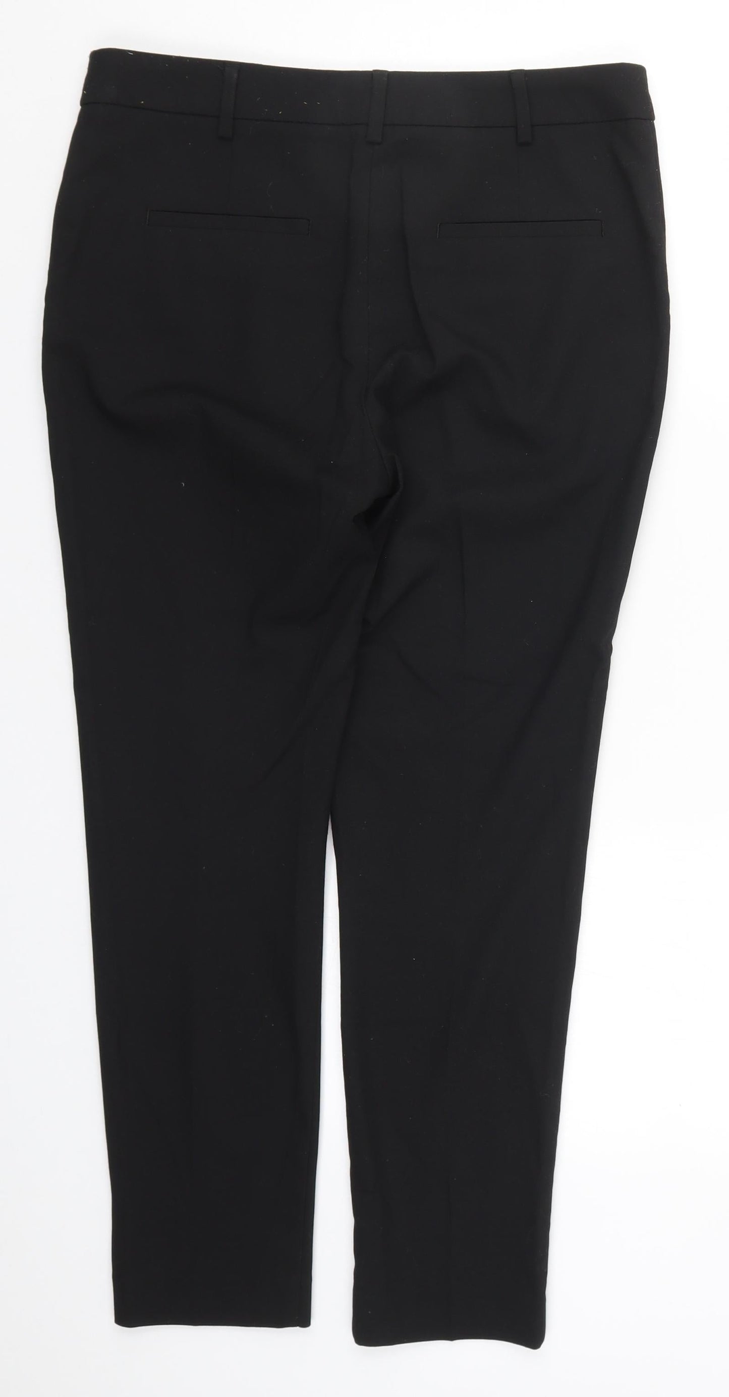 Womens UK Size 10 NEXT Regular Fit  Black Trousers