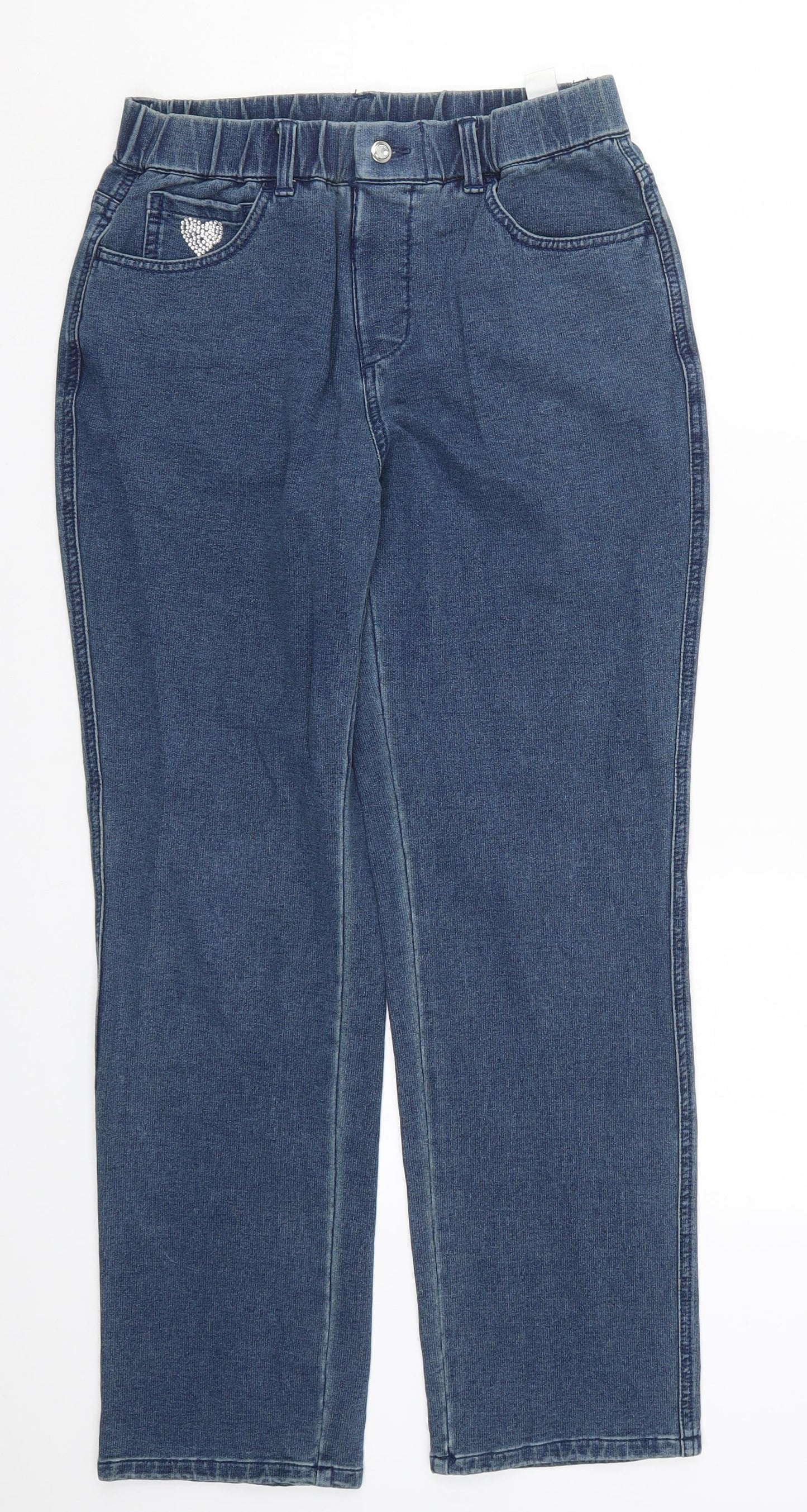 Quechua Womens Blue  Denim Straight Jeans Size XS L27.5 in