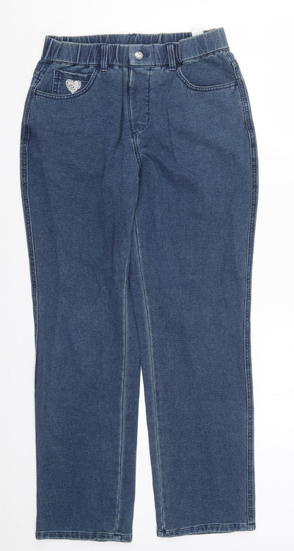 Quechua Womens Blue  Denim Straight Jeans Size XS L27.5 in