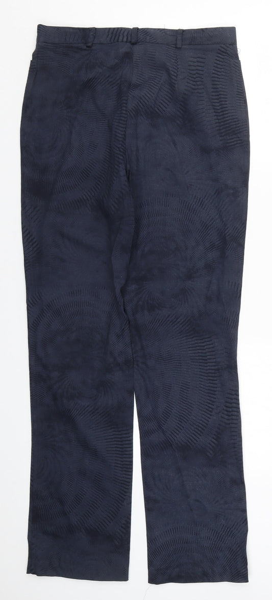 Womens UK Size 12 Principles Regular Fit  Blue Trousers
