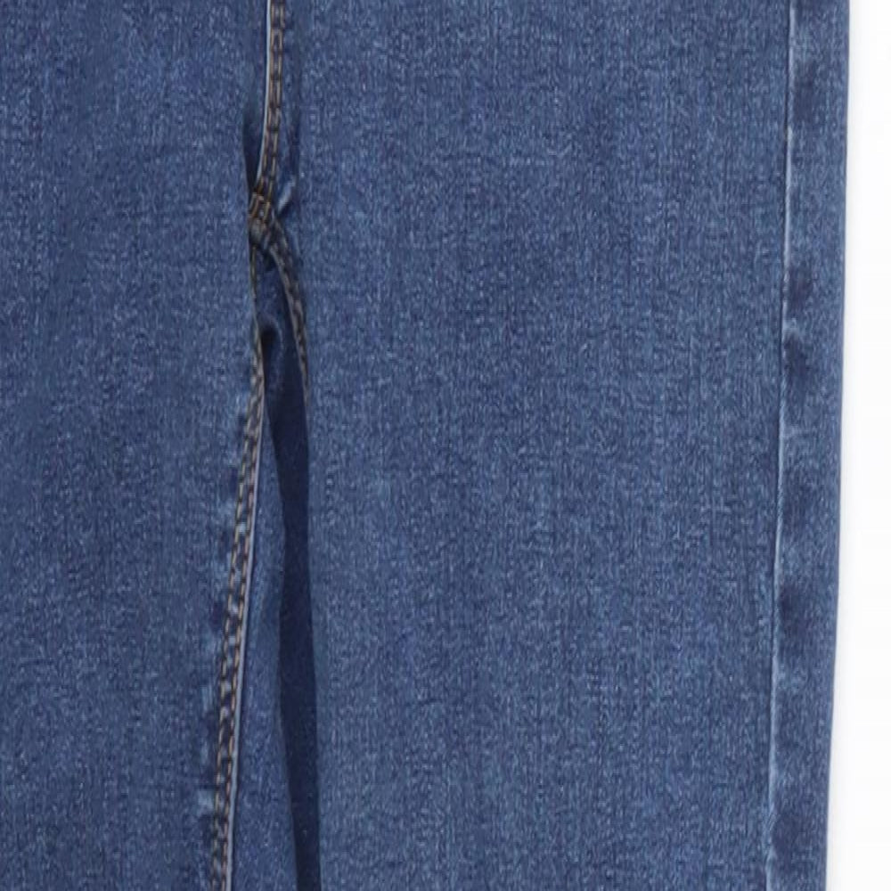 Womens UK Size 6 Preworn Regular Fit Skinny Blue Jeans