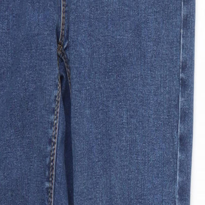 Womens UK Size 6 Preworn Regular Fit Skinny Blue Jeans
