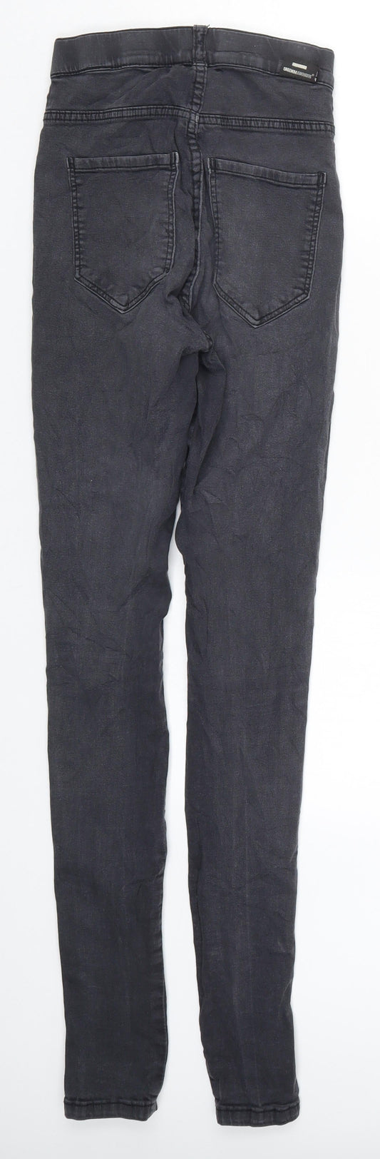 Womens UK Size 23 in Dr Denim Regular Fit Skinny Grey Jeans
