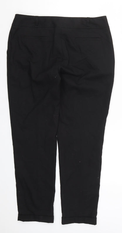 Womens UK Size 32 in NEXT Regular Fit  Black Trousers