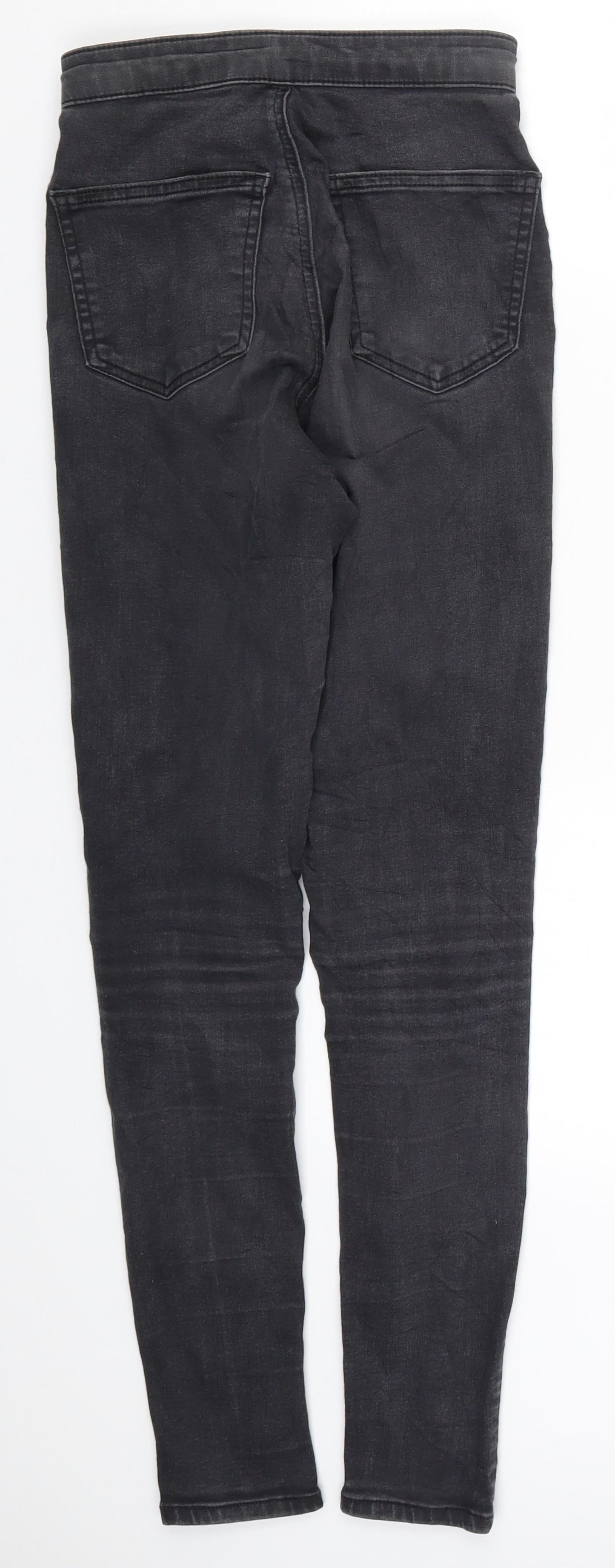 Topshop Womens Grey  Denim Skinny Jeans Size 26 in L27 in