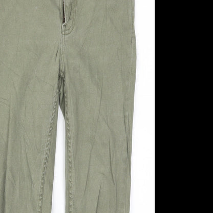 New Look Womens Green  Denim Skinny Jeans Size 10 L21 in