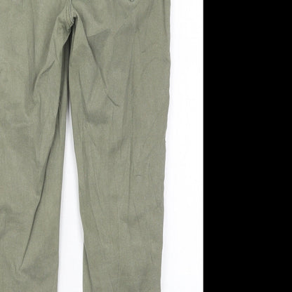 New Look Womens Green  Denim Skinny Jeans Size 10 L21 in